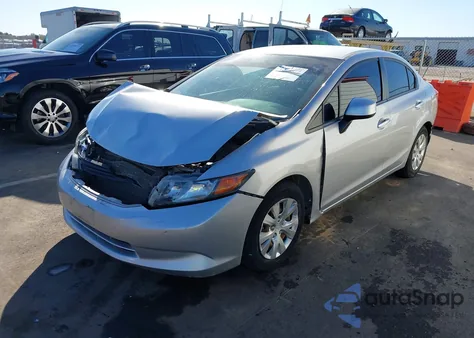 2012 Honda Civic Lx z USA, uszkodzony, nr VIN 19XFB2F59CE027583